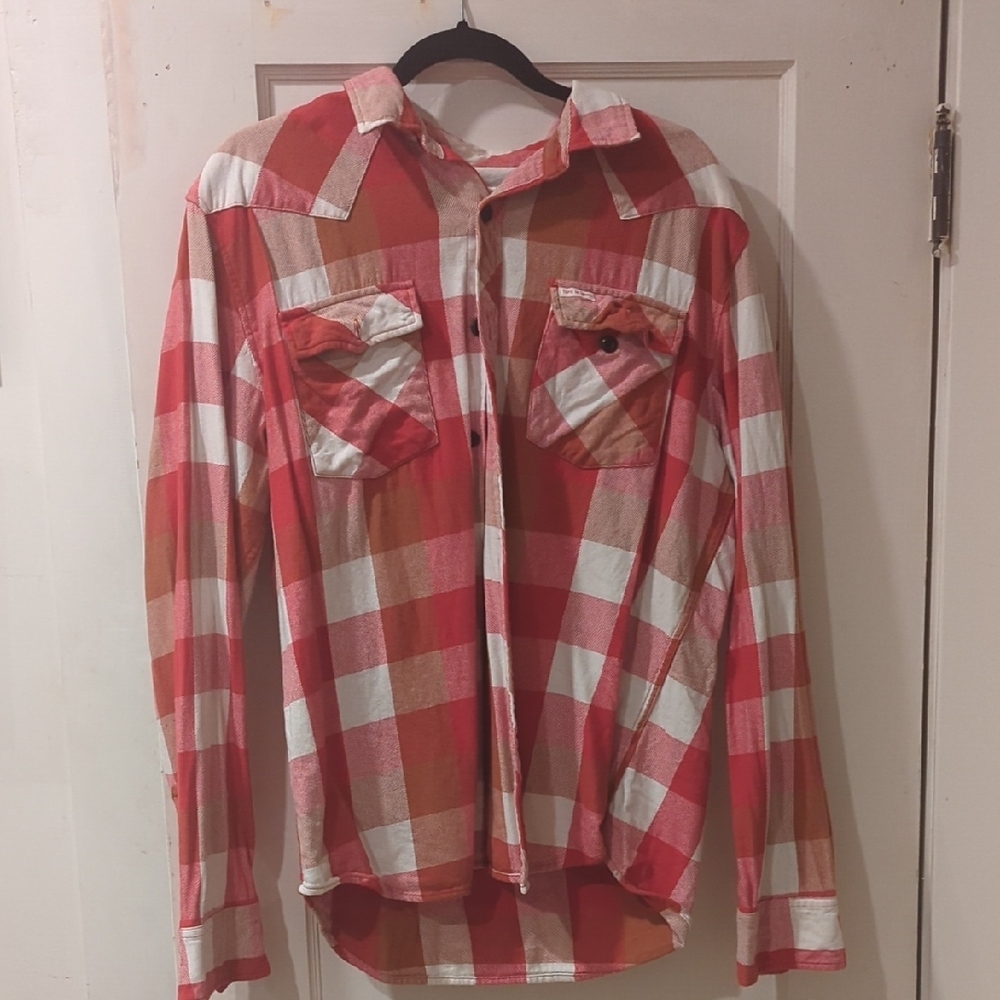 Topo Designs Mountain Shirt red plaid